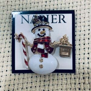 NEW Festive Snowman Pin